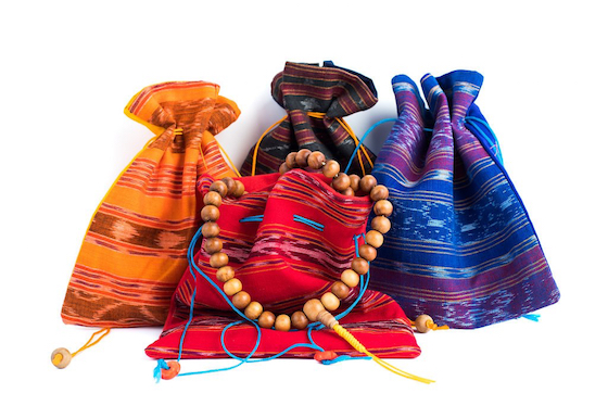 mala bag, Tibetan Buddhist mala bag, Tibetan mala, prayer beads, Tibetan prayer beads, how to use a mala, Tibetan Nuns Project, Tibetan Buddhist malas