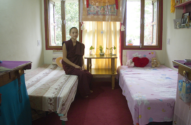 Dolma Ling Nunnery, nun's room, housing, Tibetan Nuns Project