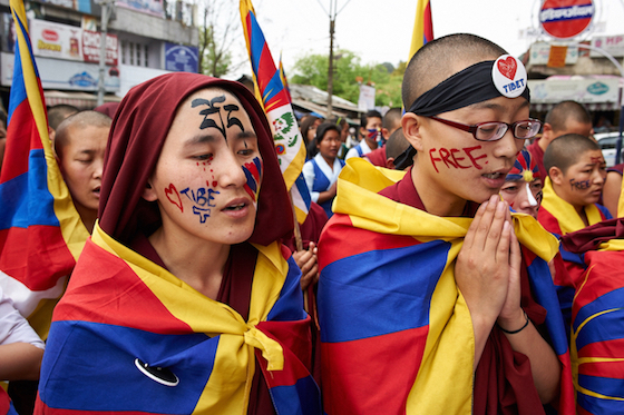 March 10th, Tibetan Uprising Day, Tibetan demonstrations, protests by Tibetan Buddhist nuns