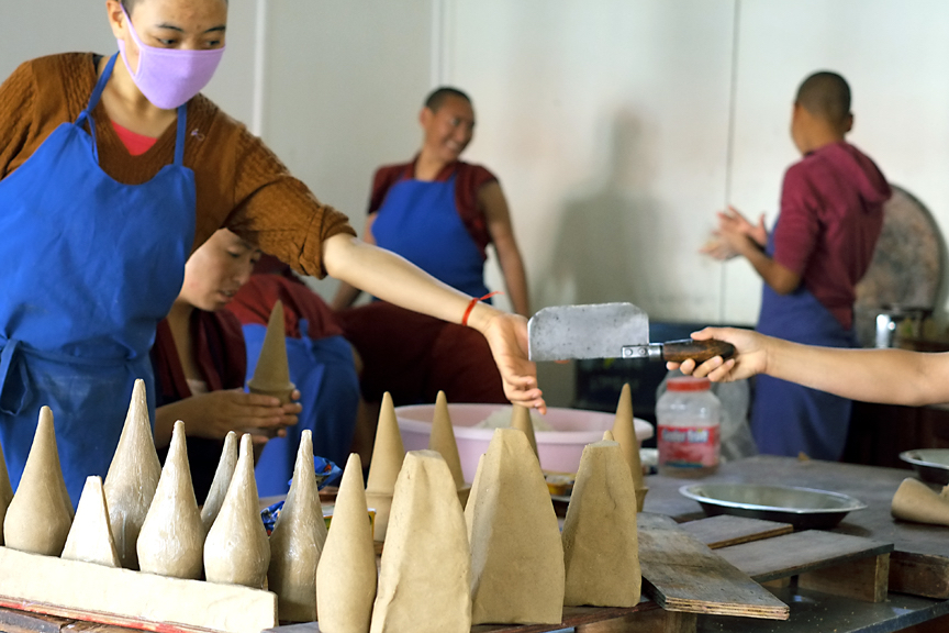torma, Tibetan Buddhism, Dolma Ling, Tara puja, Tibetan Nuns Project