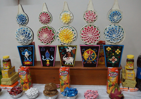 Losar, Losar altar, Tibetan New Year, Tibetan butter sculptures, Tibetan sacred arts, Tibetan ritual arts