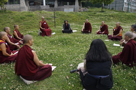 Tibetan Geshemas take part in visioning workshop 2024