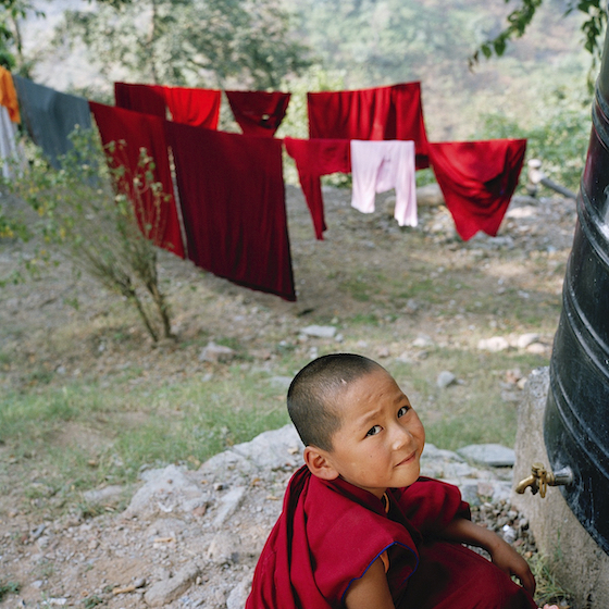 monastic robes, Tibetan robes, Tilokpur
