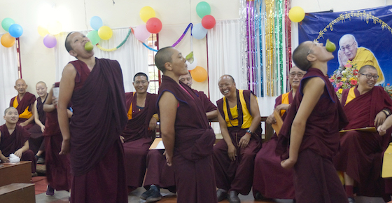 Tibetan Nuns Celebrate the Dalai Lama's 88th Birthday