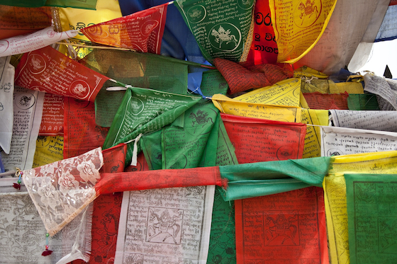 Tibetan prayer flags