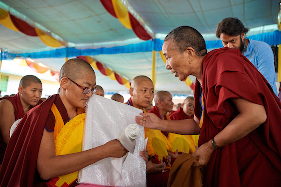 Venerable Lobsang Dechen, Geshemas, Geshema, Geshema Namdol Phuntsok,