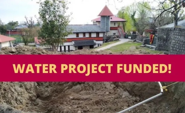 Water Project at Dolma Ling Nunnery Fully Funded
