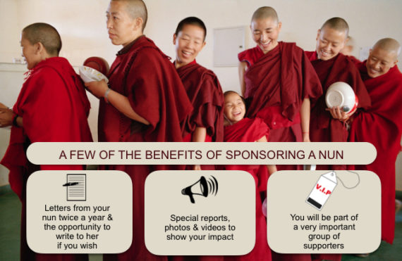 sponsor a Tibetan Buddhist nun.