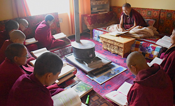 daily life at Sherab Choeling Nunnery