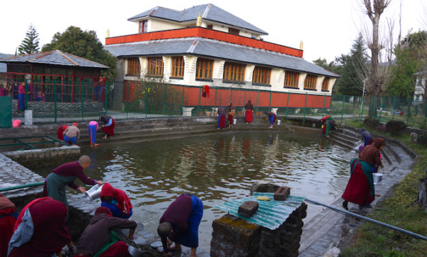 drinking water reservoir, Dolma Ling Nunnery, Tibetan Nuns Project, Tibetan nunnery