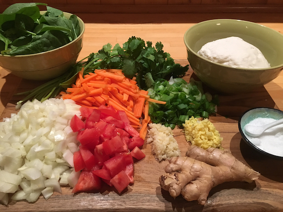 Recipe for Tibetan noodle soup, Tibetan recipes, Tibetan soup, thenthuk, ingredients for Tibetan noodle soup