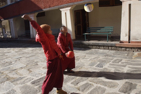 keep Tibetan Buddhist nuns healthy through exercise