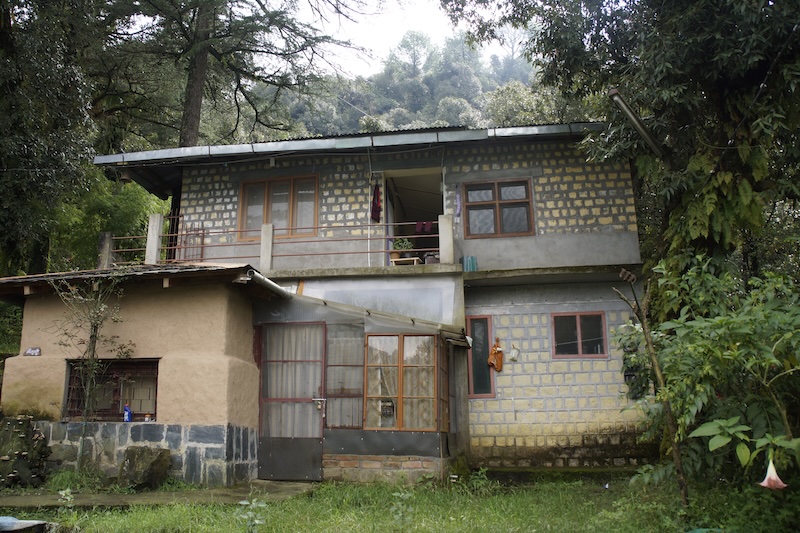 old rented building where the Shugsep nuns lived after they escaped from Tibet