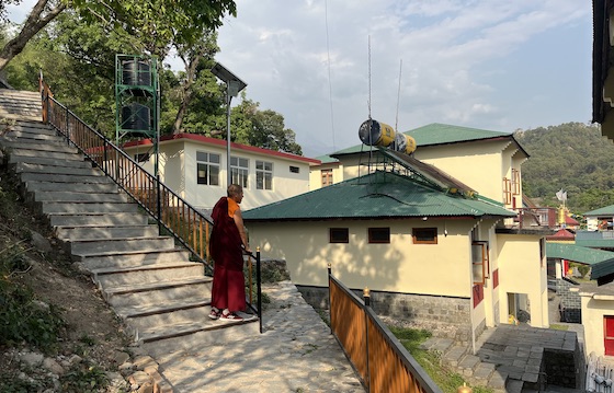 new kora path at Shugsep Nunnery