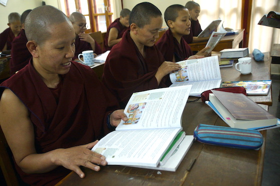 new textbooks for Tibetan Buddhist nuns