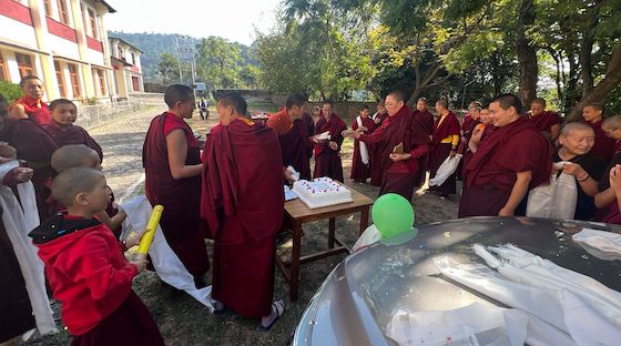 party at Shugsep to celebrate the new vehicle