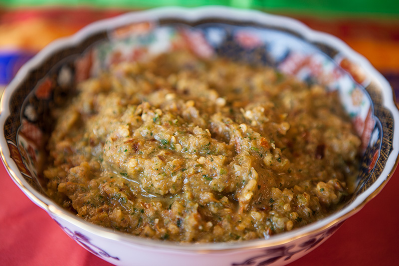 recipe for Tibetan hot sauce, sepen