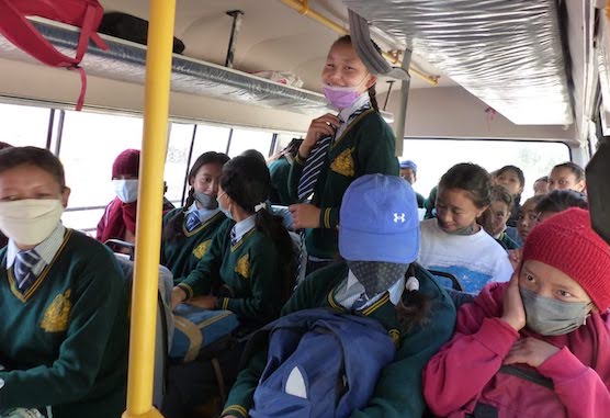 school bus Dorjee Zong Zanskar